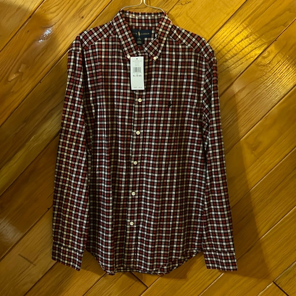Ralph Lauren Youth XL (18-20) Long Sleeve Button Down.